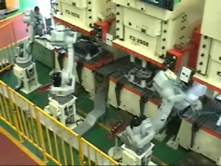冲压线上下料